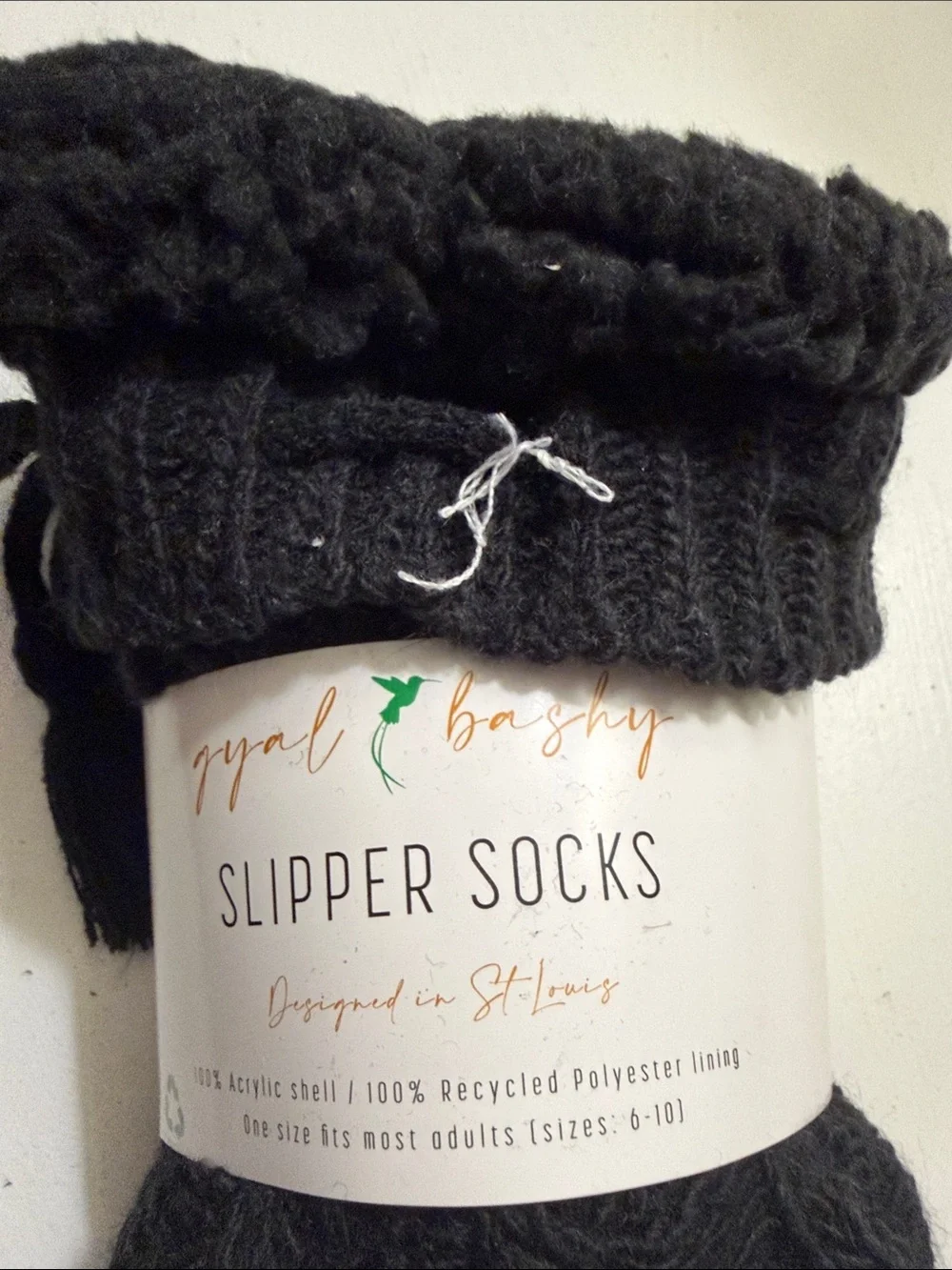 Black Cable-Knit Women's Pom-Trim Socks